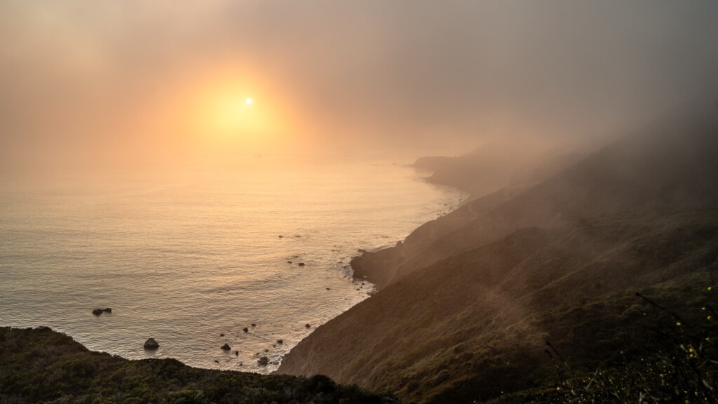 Big Sur in de mist